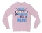 Vita Kirukan Aakiruvanga Pola Iruku Men/Unisex Long Sleeve T-Shirt in Light Pink Color